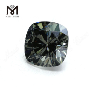Løs Fabrikspris Pude 10*10mm Syntetisk Grå Moissanite Sten